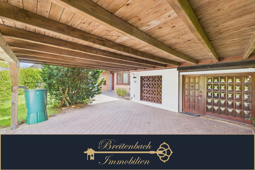 Breitenbach-Immobilien - Ottersberg . Bungalow mit Garten & Doppelcarport in bester Lage von Ottersberg