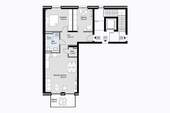 Grundriss Wohnung 8 - 