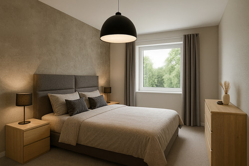 Schlafzimmer - Etagenwohnung mit 92,00 m² in Süßen zum Kaufen