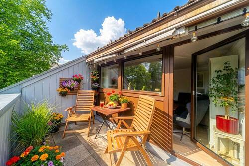 Balkon original - 3 Zimmer Etagenwohnung zum Kaufen in Königsfeld im Schwarzwald