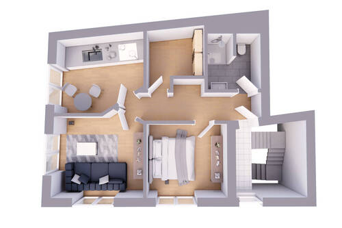 2. Obergeschoss - 4 Zimmer Mehrfamilienhaus, Wohnhaus in Wegberg