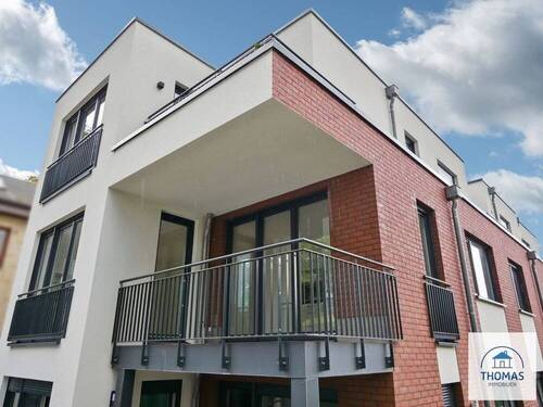 Außenansicht Balkon - +Exquisite Neubauwohnung (2023) in Hamburg: Sonnenverwöhnte 3 Zimmer mit EBK, Balkon & Stellplatz!+