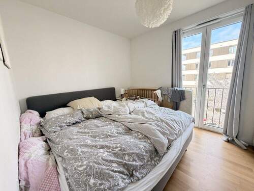 Schlafzimmer - Etagenwohnung mit 82,00 m&sup2; in Offenburg zur Miete