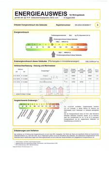 Energieausweis Voßberg 2022_001 (3) - 1 Zimmer Mehrfamilienhaus, Wohnhaus in Letschin-Voßberg