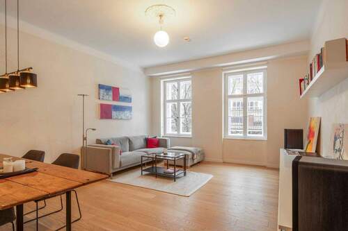 Wohnzimmer - Etagenwohnung mit 110,00 m&sup2; in Potsdam zur Miete