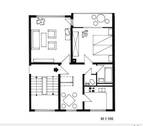 Mariannenstraße 7 11 2 ZKB rechts - 2 Zimmer Etagenwohnung zur Miete in Fritzlar