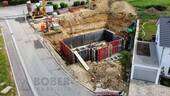 Haus bereits im Bau - 