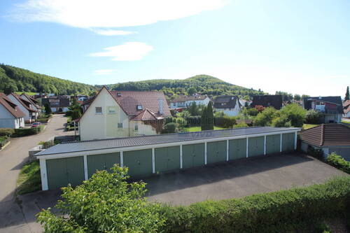 Balkonansicht Garagen - 