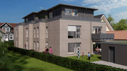 Perspektive Garten I - Zwei-Zimmer-Erdgeschosswohnung mit vielen Vorzügen - Ihr neues Zuhause