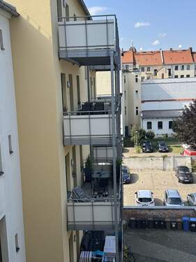 Balkonansicht - 3 Zimmer Etagenwohnung zur Miete in Görlitz