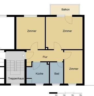 Seesen_Am Pfingstanger 20_2R (135.006.00) - richti - Etagenwohnung mit 59,30 m&sup2; in Seesen zur Miete