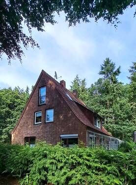 Ansicht von Westen - 6 Zimmer Mehrfamilienhaus, Wohnhaus in Hechthausen