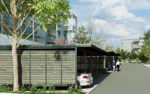 Carports_Service_Wohnen_Untersiemau.jpg - Etagenwohnung mit 69,00 m&sup2; in Untersiemau zum Kaufen