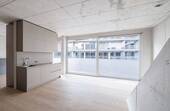 Wohn- und Essbereich - Stylisch und minimalistisch: Apartment im Quartier AM TACHELES