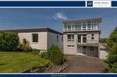 Ansicht - modernes Einfamilienhaus mit Erweiterungspotential