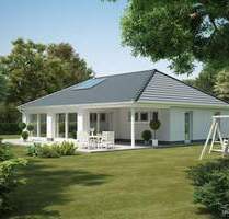 Ebenerdig wohnen - Neubau-Bungalow mit überdachter Terrasse auf 1.049 m² Grundstück in Elmenhorst
