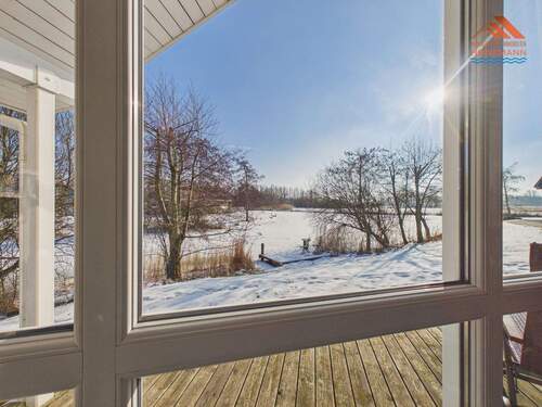 Blick zum eigenen Steg - 