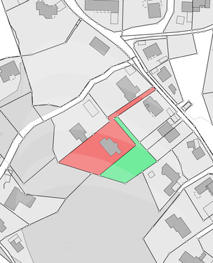 Flurkarte (grün) - Grundstück in Landshut zum Kaufen