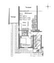 Grundriss der Erdgeschosswohnung - 