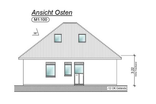 Ansicht Osten - 5 Zimmer Bungalow zum Kaufen in Rechtsupweg