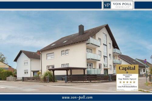 Titelbild - Dachgeschosswohnung inkl. Appartement im Untergeschoss in Speyer-West