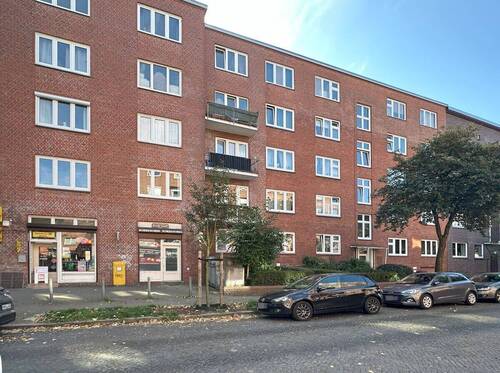 Straßenansicht - 3 Zimmer Etagenwohnung in Hamburg