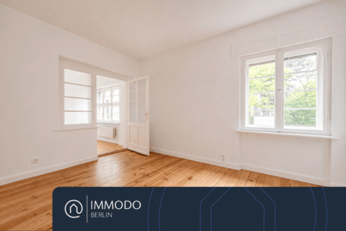 Helles Wohnzimmer - ?? Altbau-Traum am Heinrich-Laehr-Park - Charmante 3 Zi-Wohnung mit Wintergarten in ruhiger Parklage