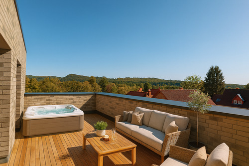 Dachterrasse (KI) - 5 Zimmer Einfamilienhaus zum Kaufen in Dörentrup