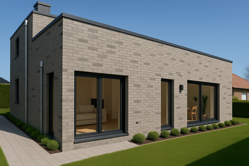 Rückansicht (KI) - 5 Zimmer Einfamilienhaus in Dörentrup