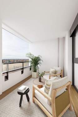 Loggia Einrichtungsbeispiel - Etagenwohnung mit 94,90 m&sup2; in München zum Kaufen