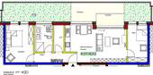 Grundriss PH-B-20 - ca. 87 m² (o.Gew.) - 