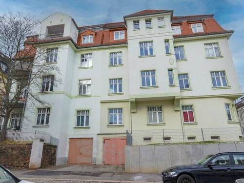 Rückansicht - 4 Zimmer Etagenwohnung in Zwickau