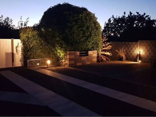 Terrasse im Abendlicht - 