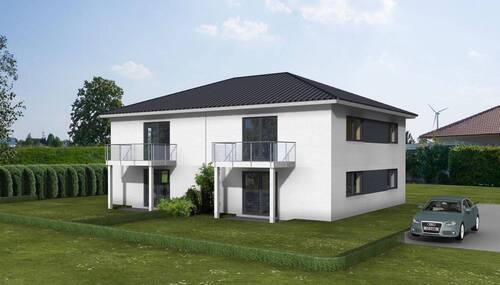 Bild 1 - Baugrundstück mit bestätigter Bauvoranfrage für 4-Fam-Haus in Löhne-Gohfeld