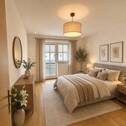 Schlafzimmer visualisiert - 