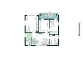 Grundriss Obergeschoss. - 