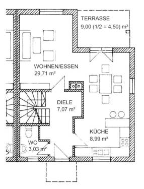 21-EG-ca-Maße - 5 Zimmer Doppelhaushälfte zum Kaufen in Geretsried
