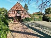 Außenansicht - Traum verwirklichen im historischen Niedersachsenhaus: Wohnen, genießen oder ein eigenes Café?