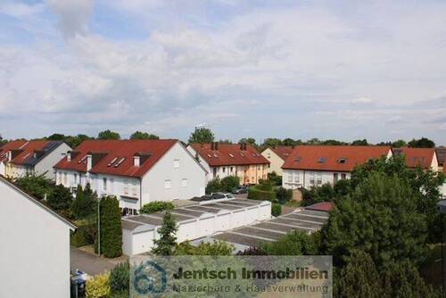Aussicht Balkon 1 - 2 Zimmer Etagenwohnung in Merseburg