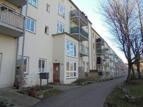 Hausansicht Hofseite - 3 Zimmer Etagenwohnung in Chemnitz