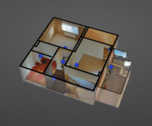 3D-Shot Dachgeschoss - 