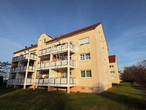 Rückansicht - 2 Zimmer Etagenwohnung in Markranstädt