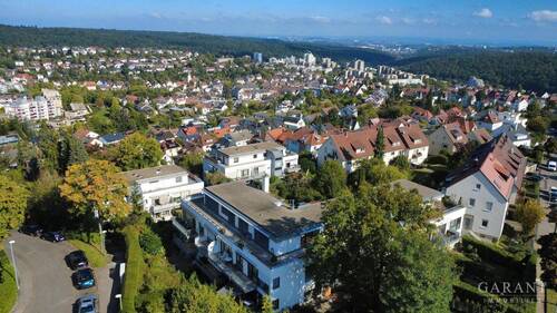 Ansicht Nord - 4 Zimmer-Wohnung mit angrenzendem 1 Zimmer-Appartement und Tiefgaragen-Box in S-Botnang