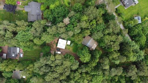 Drohnenbild oben - Grundstück zum Kaufen in Wenzendorf
