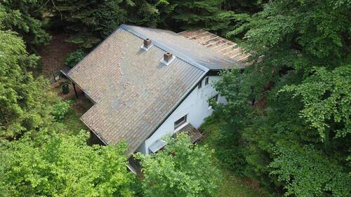 Drohnenbild oben - Grundstück in Wenzendorf zum Kaufen