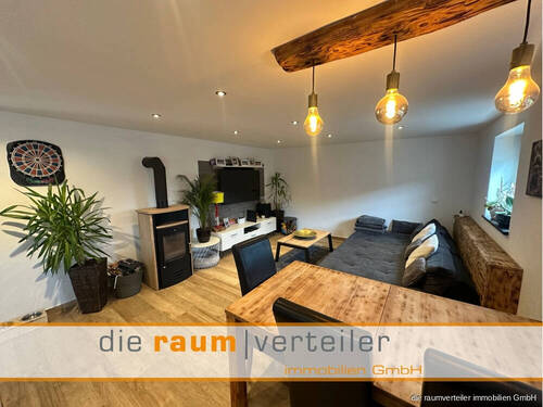 Wohnzimmer - Doppelhaushälfte mit 115,00 m² in Bad Aibling zum Kaufen