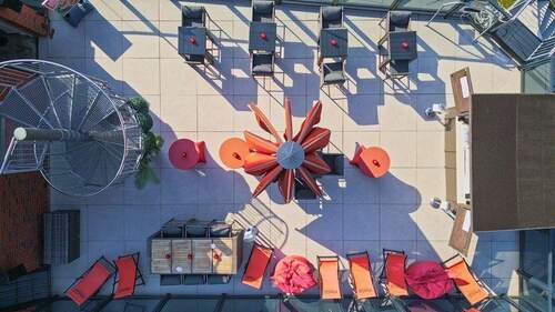 Dachterrasse - 1 Zimmer Hotel, Pension, Gasthof in Hamburg