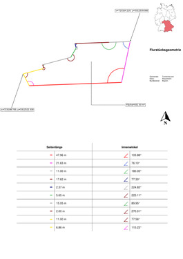 Flurstücksgeometrie - Tuntenhausen - Grundstück zum Kaufen in Tuntenhausen