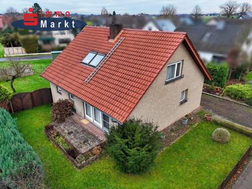 Ansicht Süd-West - 5 Zimmer Einfamilienhaus zum Kaufen in Preußisch Oldendorf