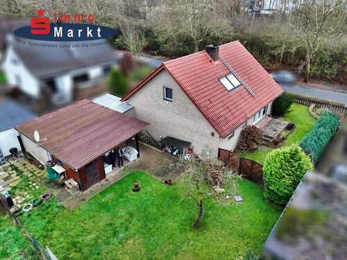 Ansicht Nord-West - Einfamilienhaus mit 160,00 m&sup2; in Preußisch Oldendorf zum Kaufen